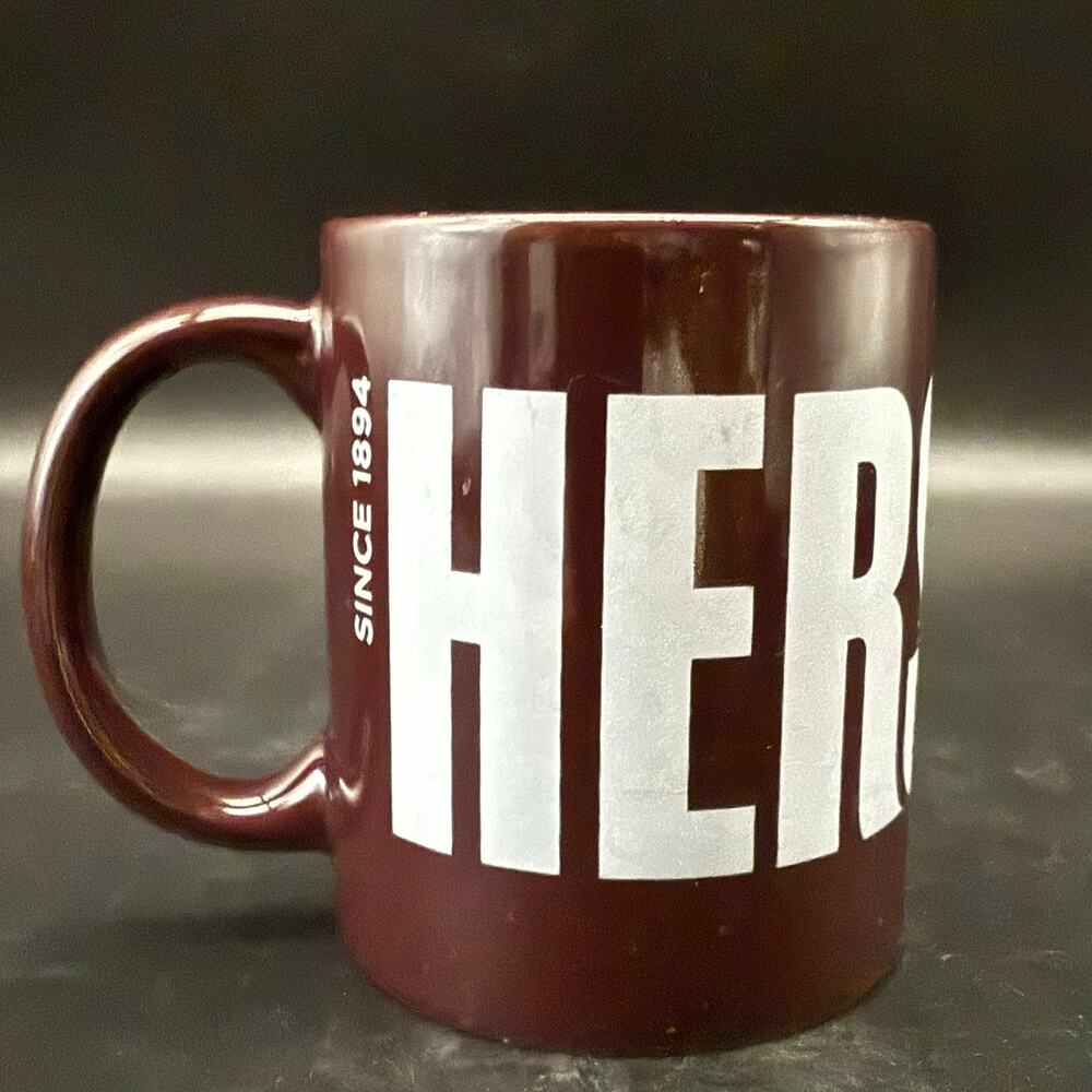Galerie Hershey’s Chocolate Ceramic Coffee Cup Mug Brown Since 1894